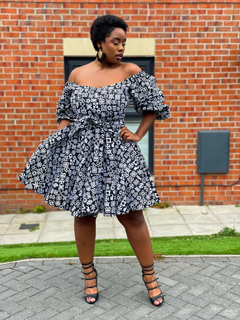 Bertie Ankara Short Mini Dress