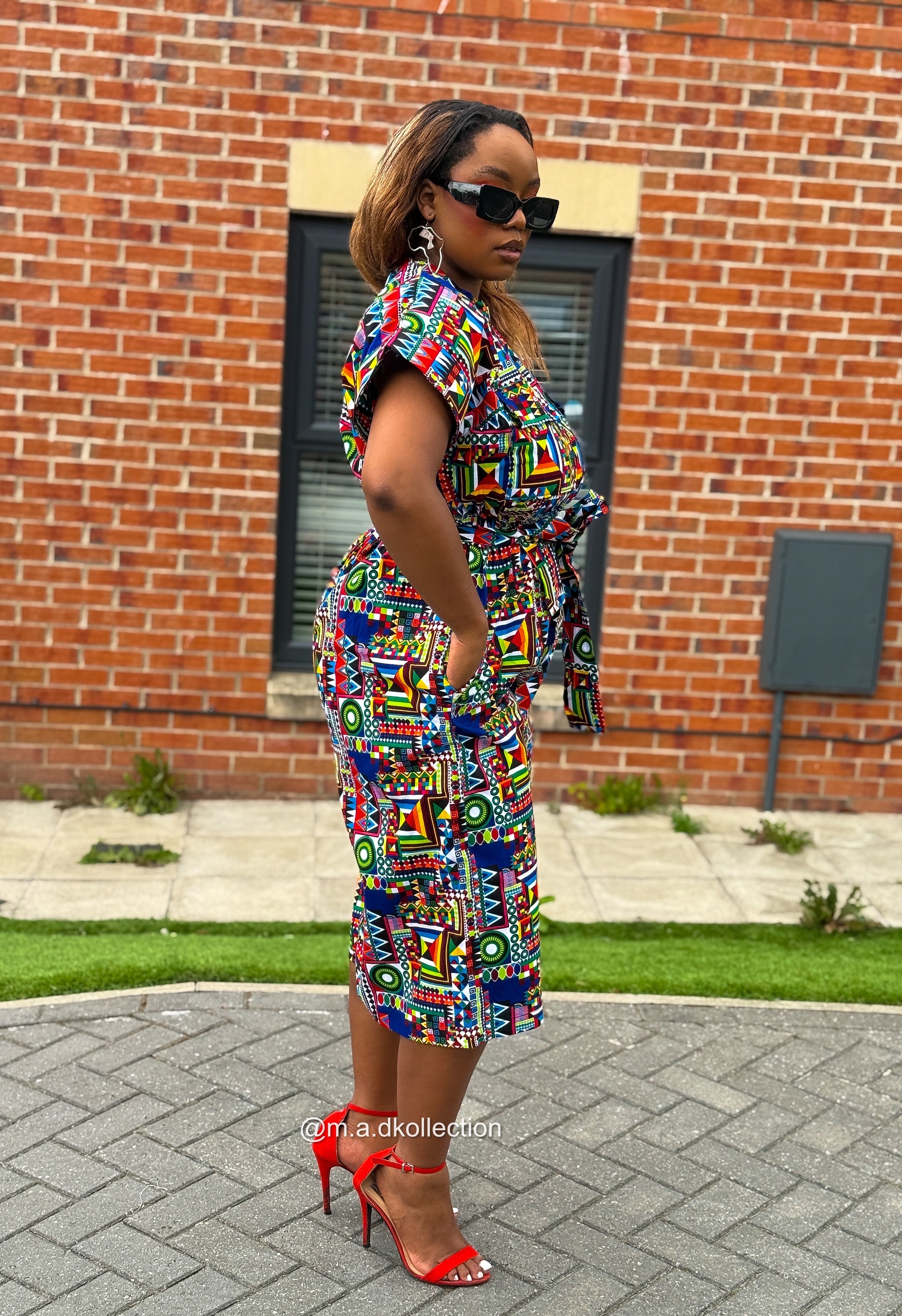 Thalia Culotte | Multicolored Print