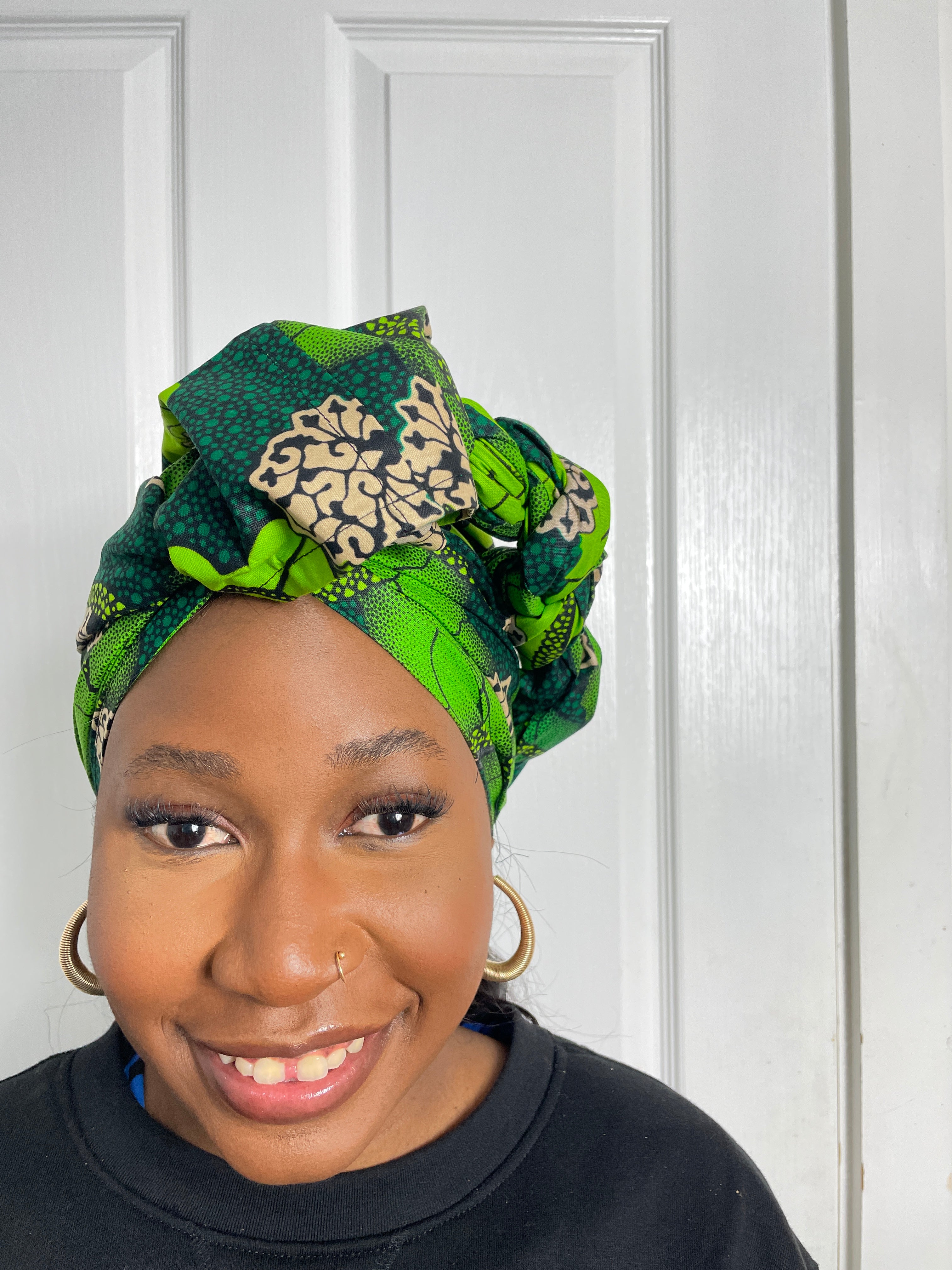 Aryla Green Ankara Headwrap/Scarf – M.A.DKollection