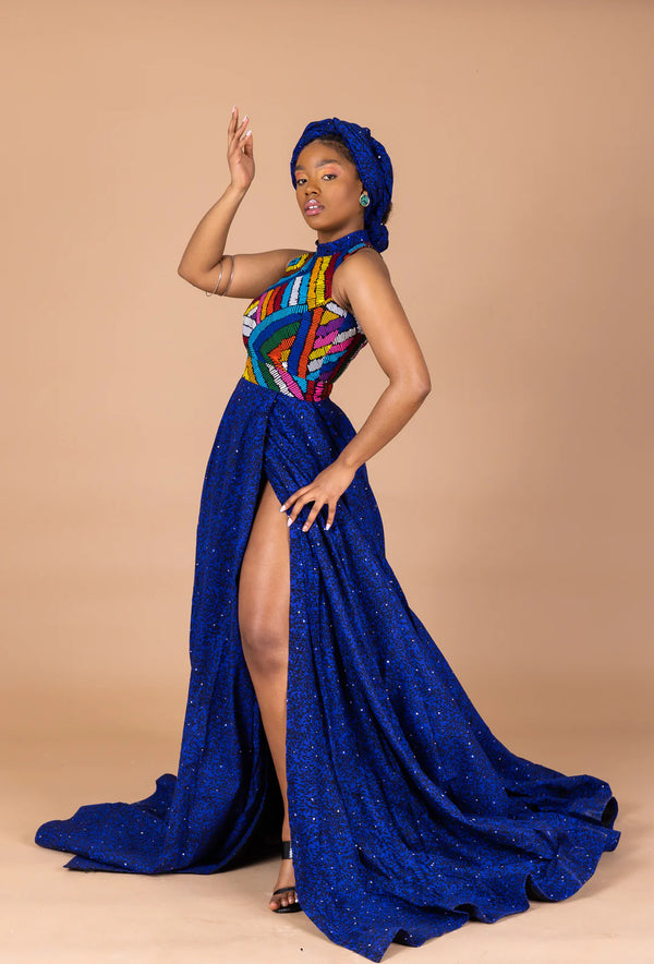 modern style mix and match african print dresses African print mix and match gown styles inspiration for elegant ladies #styleinspiration #Fashion #ankara