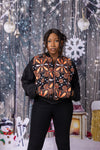 Willow Ankara Mixed Print Bumper Jacket | African Print