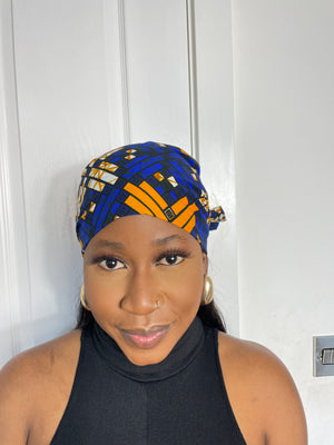 Blue Diamond Headwrap