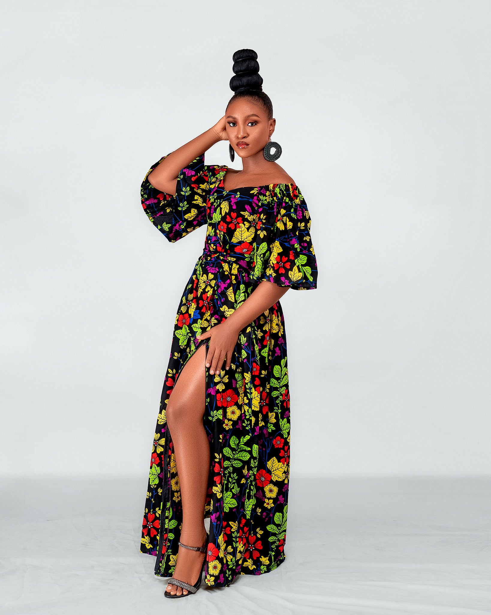 off the shoulder ankara dress Cold Shoulder Ankara Dress Styles Ankara Gown Styles African Print Off Shoulder Dress Cold Shoulder Ankara