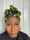 Zinati Orange Ankara Headwrap/Scarf