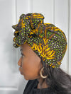 Miah Yellow and Green Ankara Headwrap/Scarf