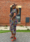 Thalia Culotte | Multicolored Print