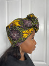 Miah Yellow and Green Ankara Headwrap/Scarf