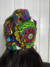 Adiza Blue and Green multicolored Ankara Headwrap/Scarf