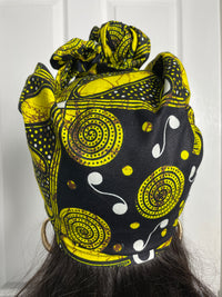 Zinati Orange Ankara Headwrap/Scarf