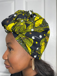 Zinati Orange Ankara Headwrap/Scarf