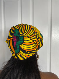 Tutu Yellow and Green Ankara Headwrap/Scarf