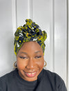 Zinati Orange Ankara Headwrap/Scarf