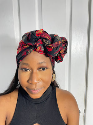 Adire headwrap