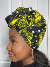 Zinati Orange Ankara Headwrap/Scarf