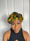 Tutu Yellow and Green Ankara Headwrap/Scarf