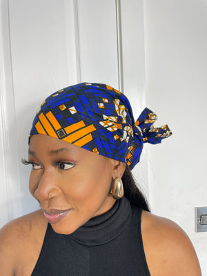 Blue Diamond Headwrap