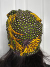 Miah Yellow and Green Ankara Headwrap/Scarf
