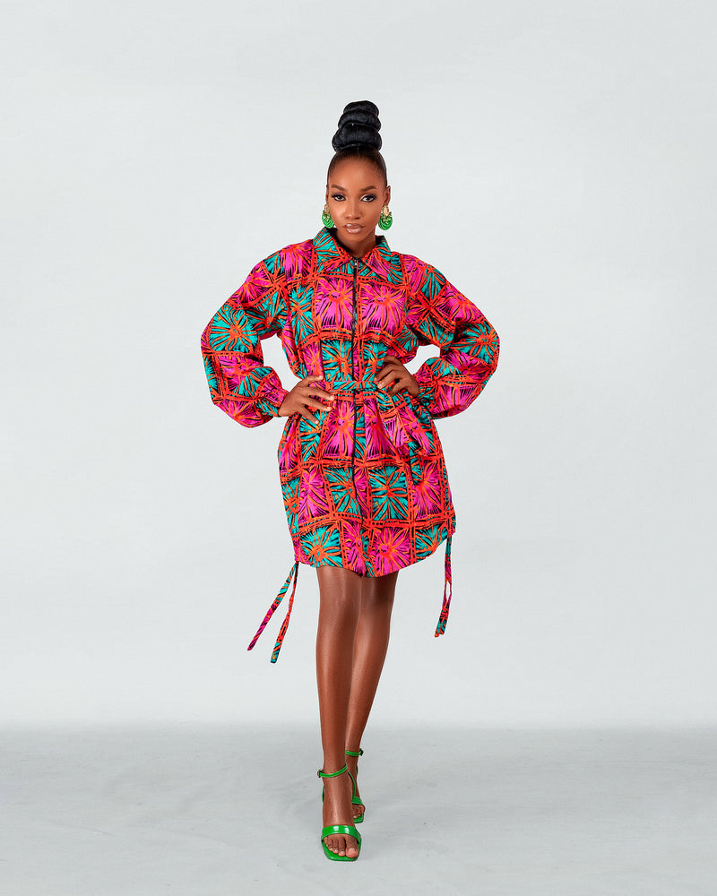 Adah Ankara Shirt Dress