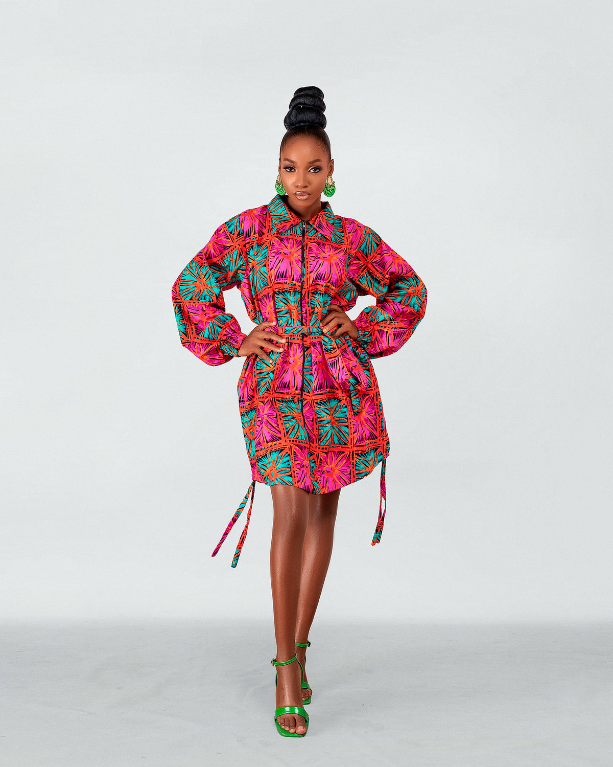 Adah Ankara Shirt Dress