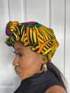 Tutu Yellow and Green Ankara Headwrap/Scarf