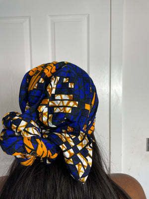 Blue Diamond Headwrap