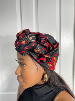 Adire headwrap