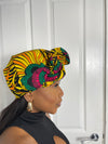 Tutu Yellow and Green Ankara Headwrap/Scarf
