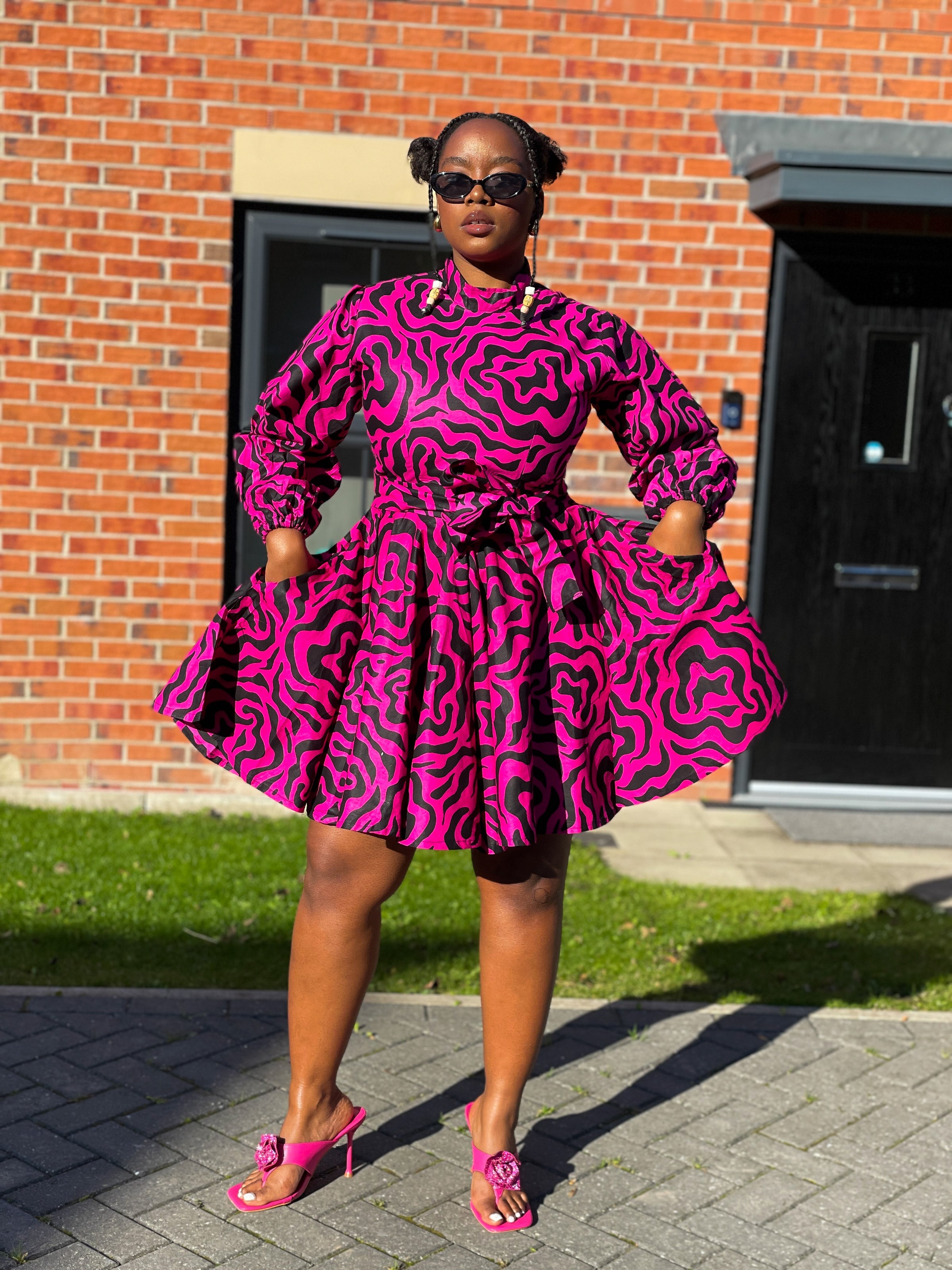 african print mini dress African Print Dress Eziya