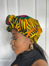 Tutu Yellow and Green Ankara Headwrap/Scarf