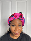 Aniebiet Pink Ankara Headwrap/Scarf