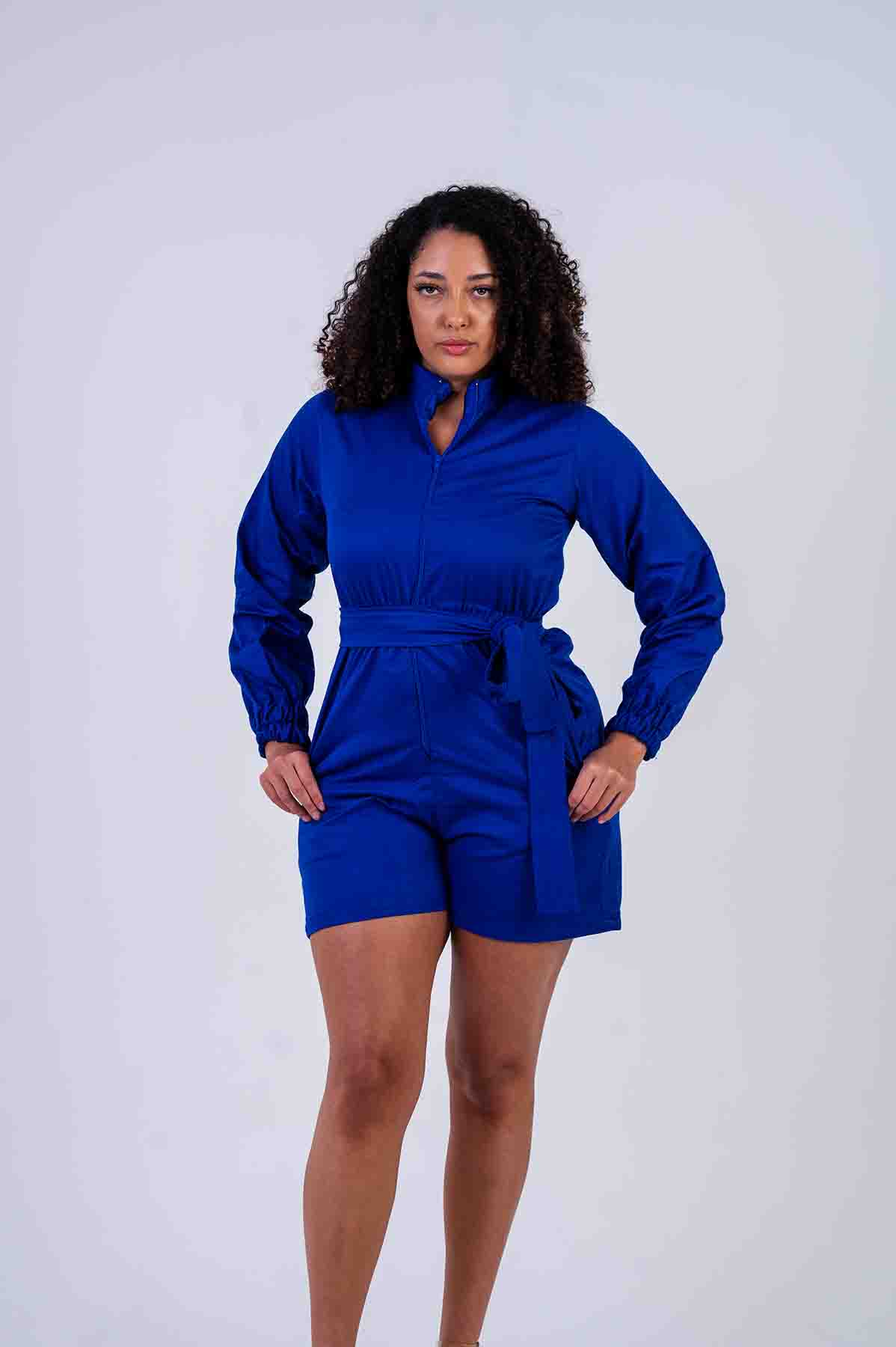 Alanna Blue Playsuit – M.A.DKollection