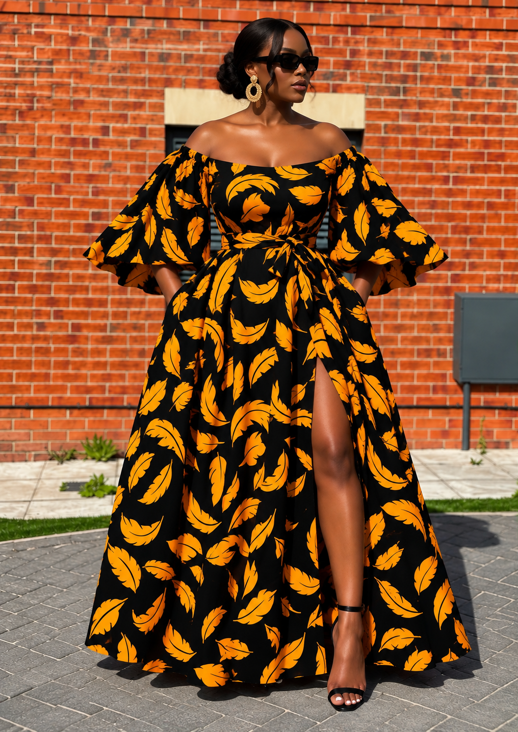 Niah Maxi Off shoulder dress