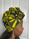 Zinati Orange Ankara Headwrap/Scarf