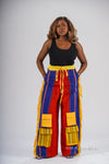 Tiwa Aso oke Cargo Trouser | Multi Color