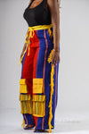 Tiwa Aso oke Cargo Trouser | Multi Color