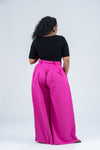 Tara High waisted Trouser | Pink African Print