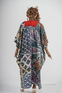 Ewaife Adire Bubu| Multi Ccolor Print