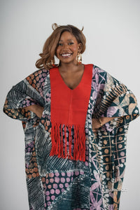 Ewaife Adire Bubu| Multi Ccolor Print