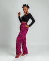 Jolene Ankara Cargo Trouser | Pink Print