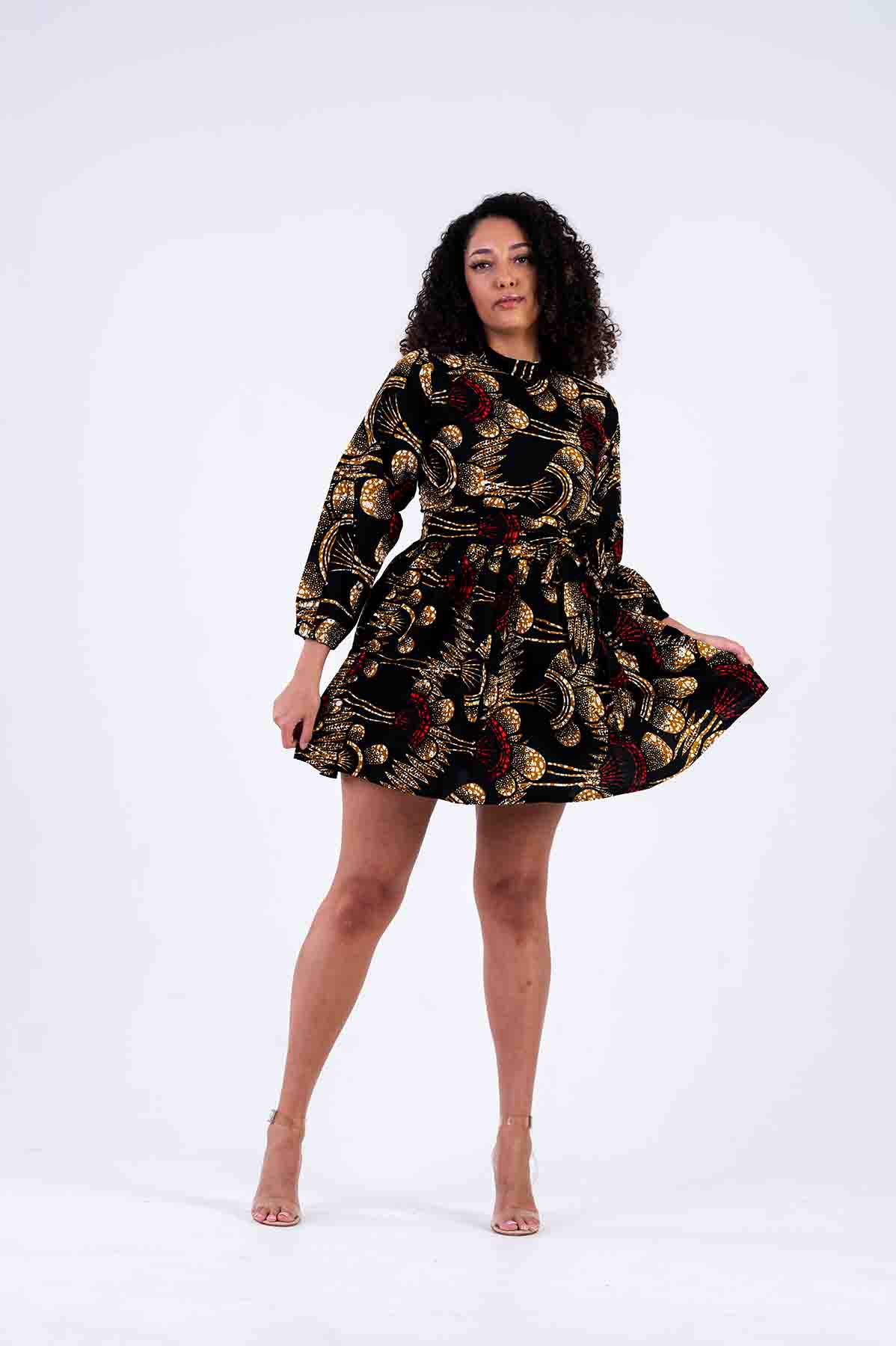 Oyin Ankara Short Mini Dress