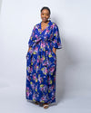 Gala Blue Floral Kimono Jacket