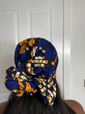 Blue Diamond Headwrap