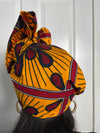 Doyin Yellow and Red Ankara Headwrap/Scarf