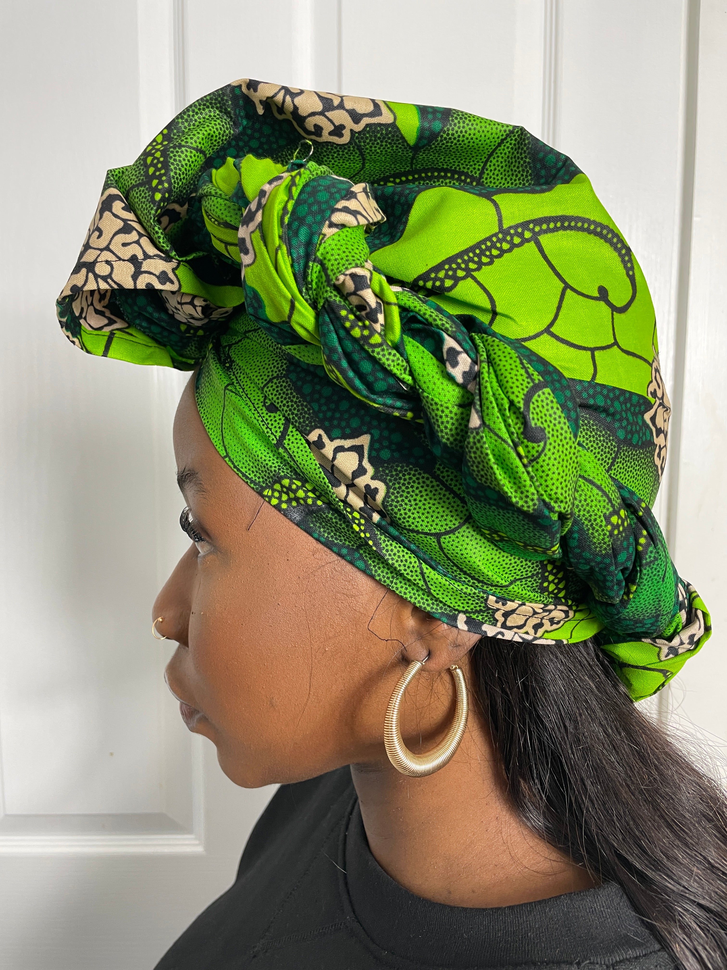 how to tie ankara head tie
