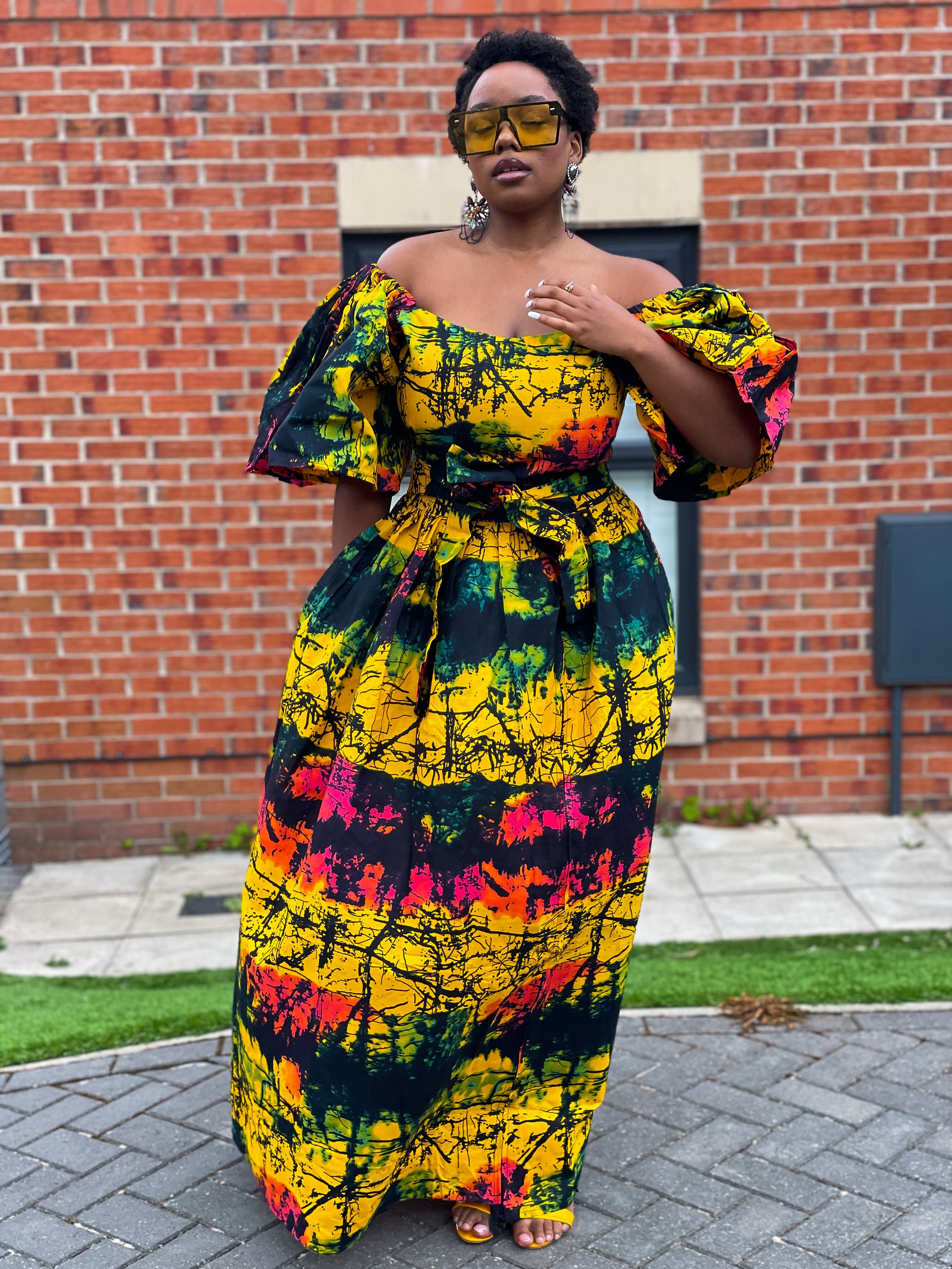 Ankara Dresses Off The Shoulder African Tops Ankara Styles African