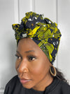 Zinati Orange Ankara Headwrap/Scarf