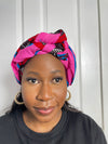 Aniebiet Pink Ankara Headwrap/Scarf