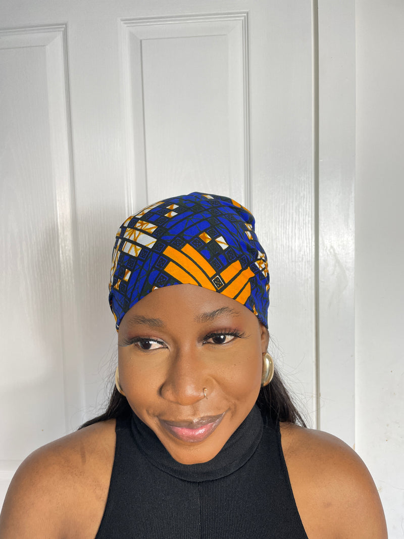 Blue Diamond Headwrap