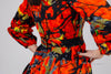 Barbara Ankara Mini Dress | Orange African Print
