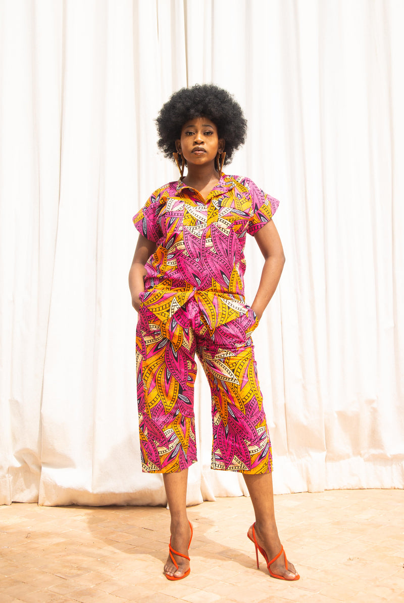 Berry Culottes Trouser